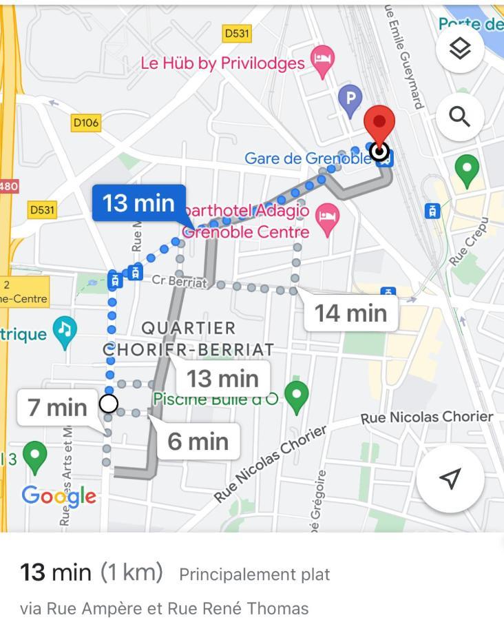 Nid Douillet 2 - Appartement Cosy Avec Garage Гренобъл Екстериор снимка